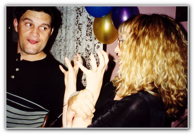 DJ & SJ at SJ surprise bday party June 5th 1999 in York